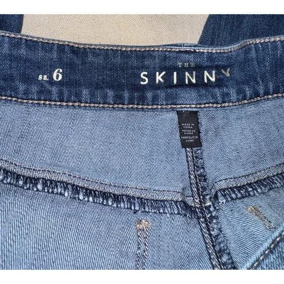 White House Black Market Outfit Jeans 6 Floral Embroidered Tank Top M Shirt - Picture 11 of 12